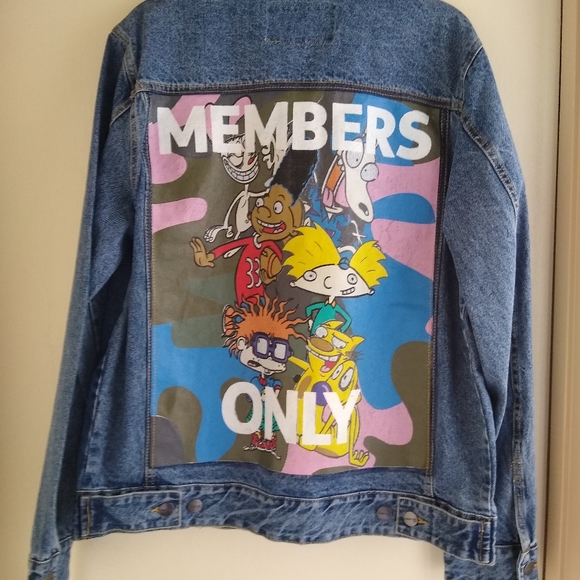 Members Only Nickelodeon Jeans Jacket - Picture 2 of 5